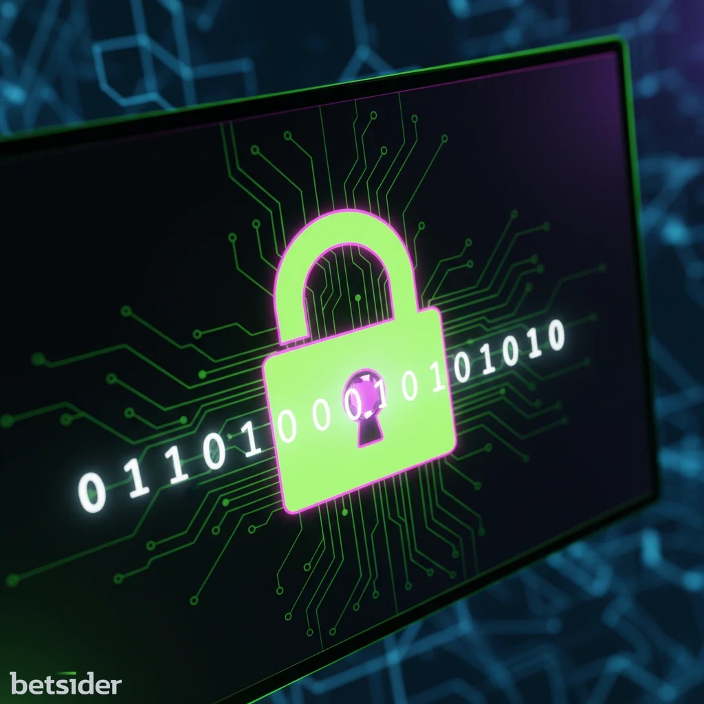 Icona di un lucchetto digitale sullo schermo di un dispositivo, a simboleggiare la sicurezza dell'account.