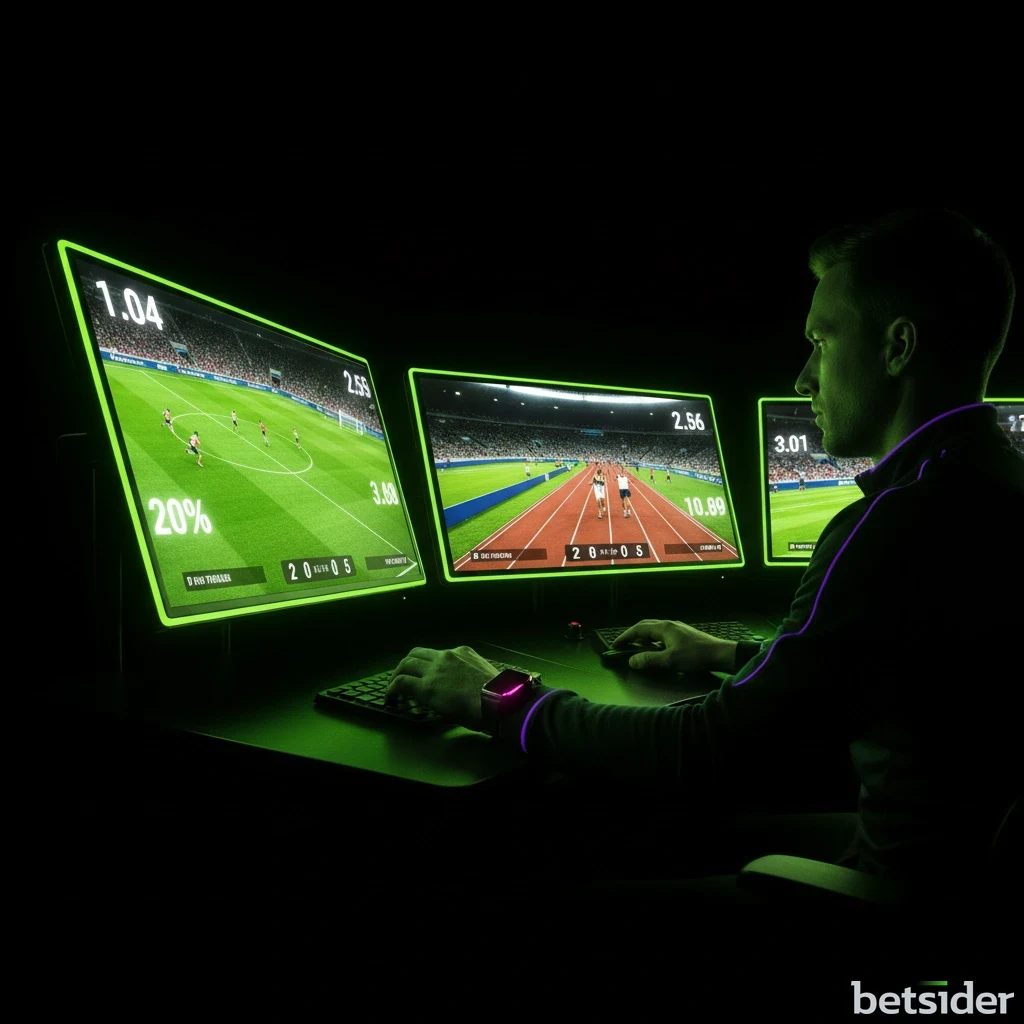 Vista dettagliata di un singolo evento sportivo su Betsider con tutti i mercati disponibili.